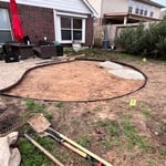 Installation artificial turf