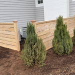Cedar AC enclosure