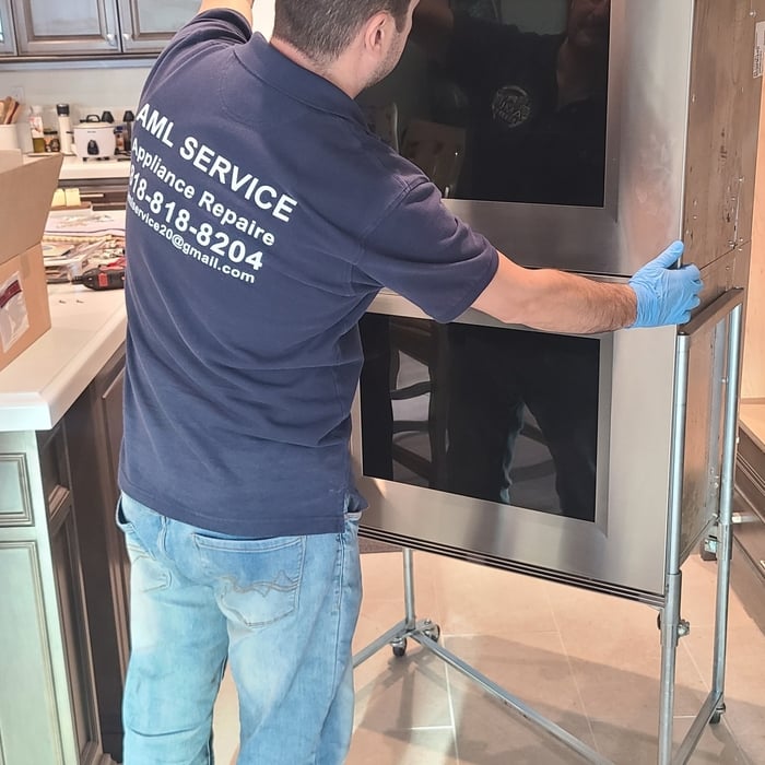 REPAIRED WOLF DOUBLE WALL OVEN