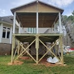 Free standing screen porch (in progress)