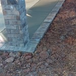 Brick collusion over metal