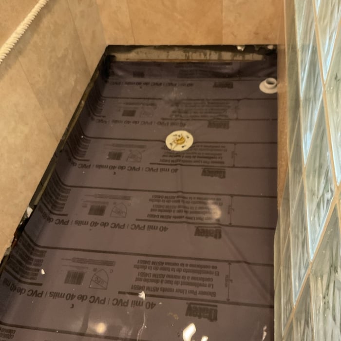 Shower Pan Installation