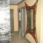 Overall appearance of kitchen and hallway left clean and neat!