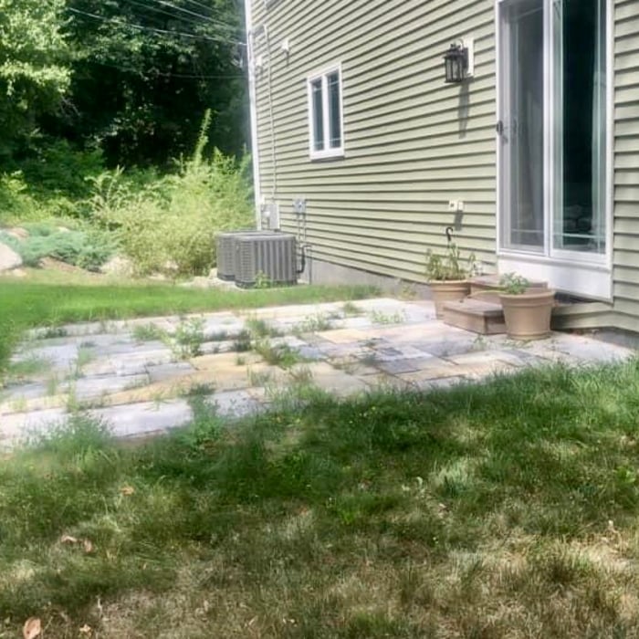 Uxbridge - BEFORE patio