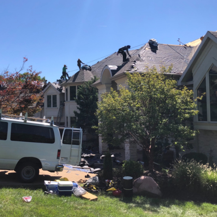 New Asphalt Roof Installation