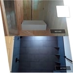 Before and After photo.