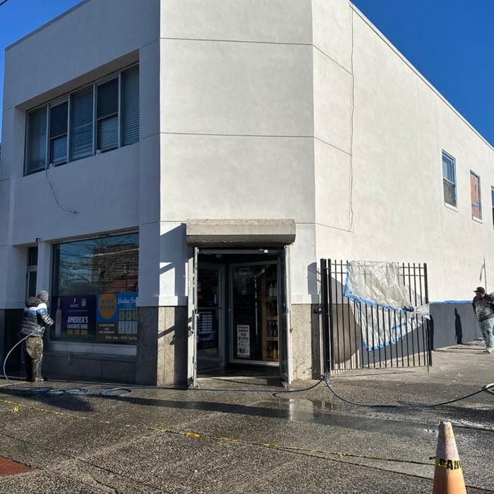 The facade restoration project included the application of stucco to enhance both the aesthetics and durability of the building's exterior. Two types of stucco systems were utilized to meet the specific needs of different areas of the structure: Foam stucco and EIFS stucco.