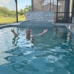 Sparkling clean pool