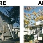 Exterior Before and After