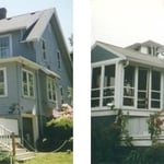 Exterior Before and After