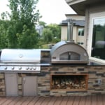 Outdoor Kitchen and Decking Area