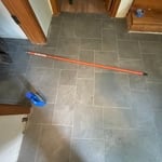 Pattern tile install