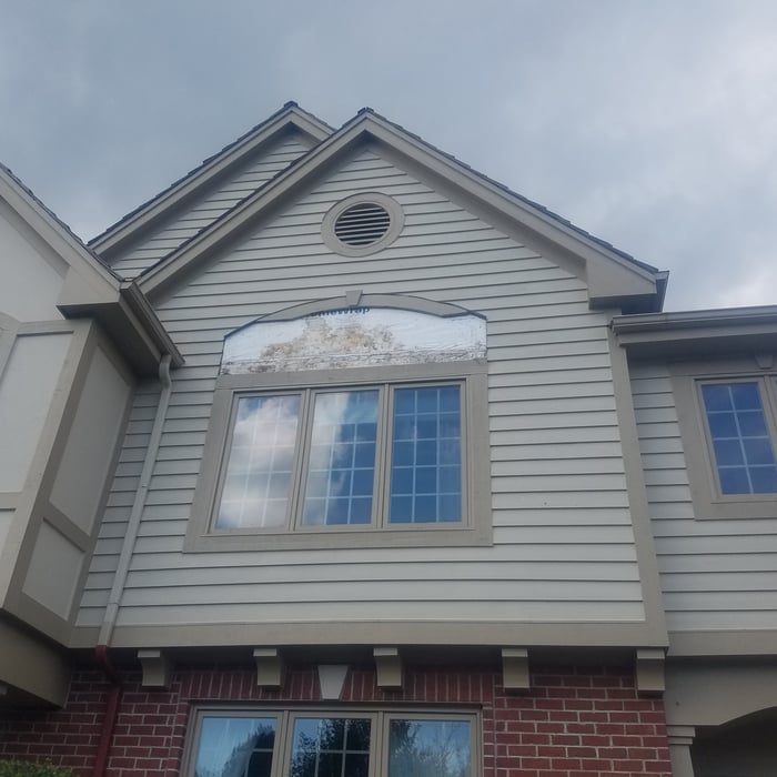 Before repair and painting