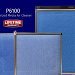 Whole home electronic air cleaner