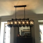 400 pound chandelier install