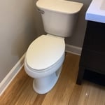 Here we were able to fix the leaky toilet for our customer.