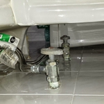 Plumbing under jacuzzi tub