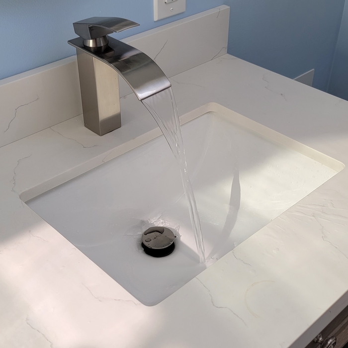 New bathroom sink