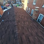New roof installation