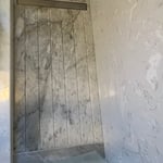 Recaulk shower