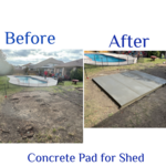 8X10 Concrete Pad