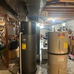 High efficiency 80 gallon hybrid heat pump water heater