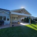 Backyard patio cover