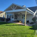 Backyard patio cover