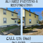 replacement of siding and painted