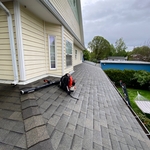 Clogged gutters and downspouts