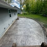 Midnight Gray Boarder. Dovetail integral, light gray marbling. Dark Gray Release. Italian Slate Texture.