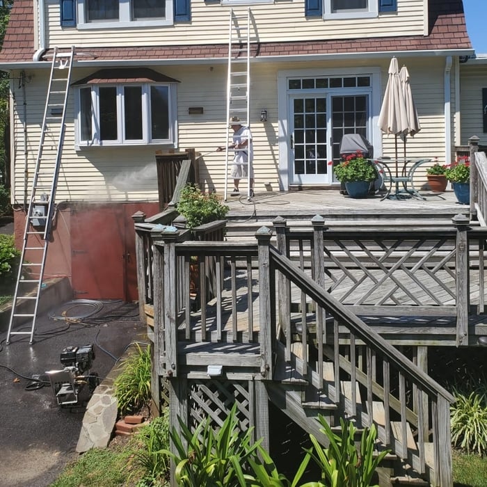 Paint Deck with solid stain
