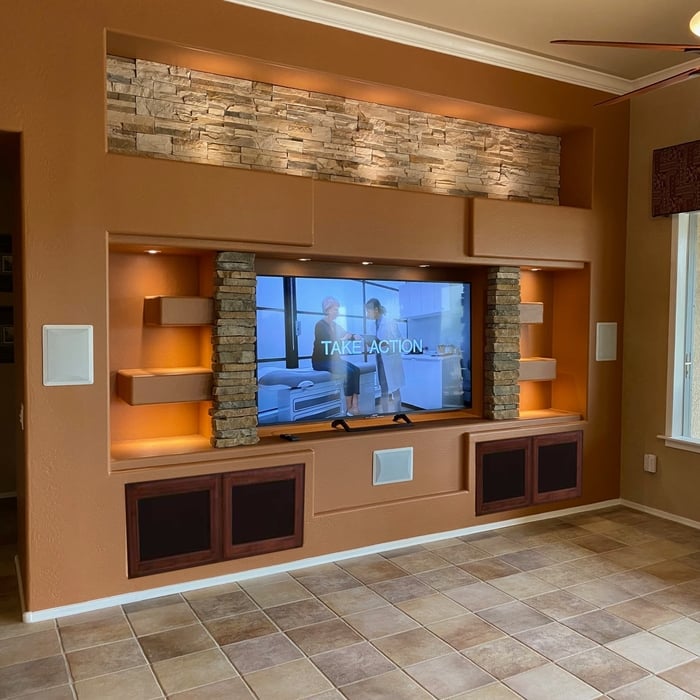 Media wall design and build