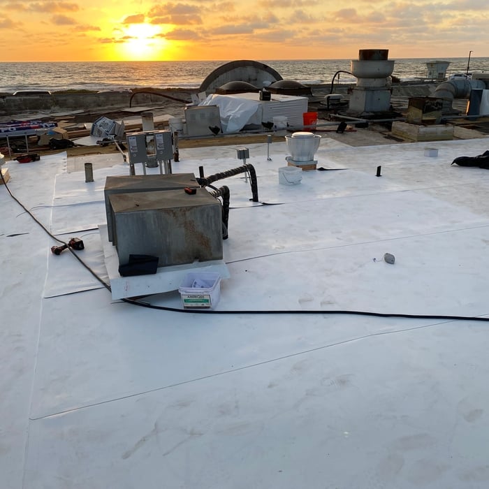 NEW TPO ROOF SYSTEM