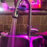 Updated kitchen sink faucet