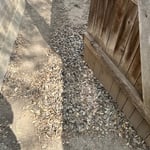 Leaving backyard (Before)