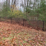4 ft high black chain link