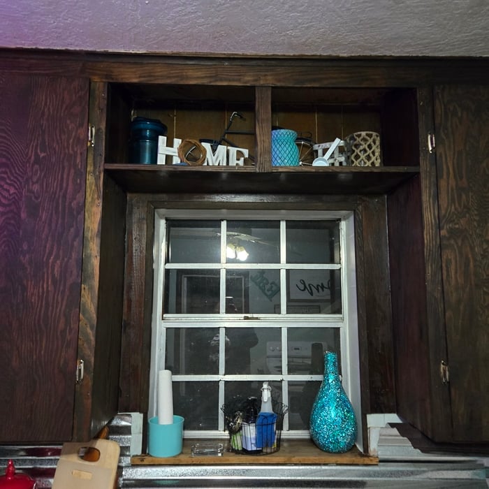 Restoration of kitchen cabinets