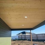 Box car siding ceiling