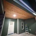 Box car siding ceiling