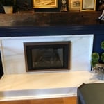 Regency gas fireplace installation