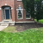 before - retaining wall (non existent)