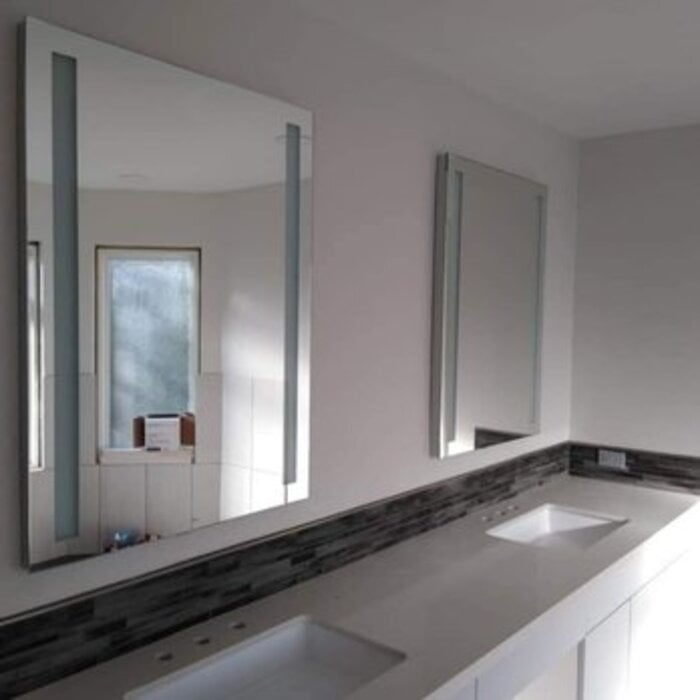 Full Bathroom Remodel By Caldwell Construction.