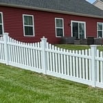 Vinyl fence