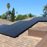 Completed installation of solar panels | Insulation Labs | Los Angeles
