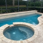 Pool deck and coupling