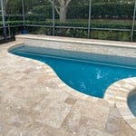 Pool deck and coupling