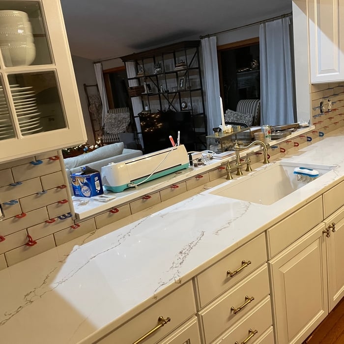 Installed waiting for grout