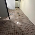 Bathroom epoxy flooring