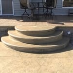 Patio & Wedding Cake Steps